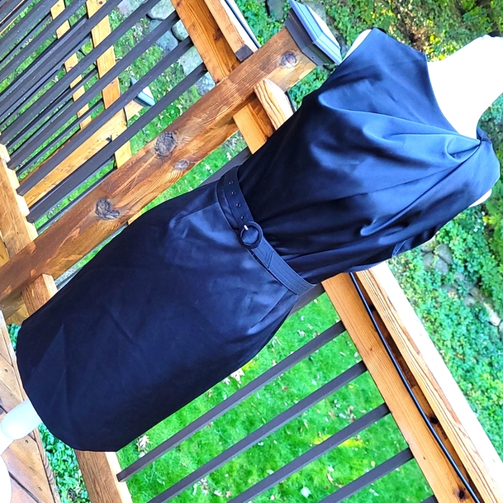 Alice and Olivia black pencil skirt midi dress. Medium (about size 6)